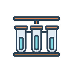 Color illustration icon for sample 