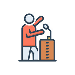 Color illustration icon for campaign 