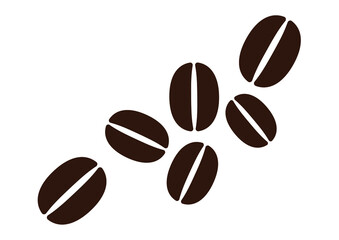 コーヒー豆のイラスト素材