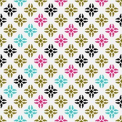 Earthy Terrazzo midcentury pattern background. Design for textile print