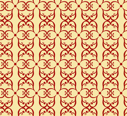 Hand drawn pattern. Seamless vector. Texture of fashion prints. Elegant texture for fabric, invitations
