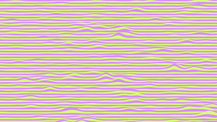 Abstract background in purple and yellow colors. Waves on a striped surface, vector illustration.