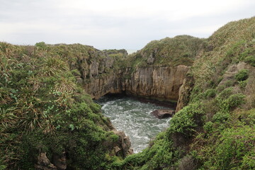 Punakaiki Blowholes NZ
