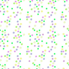 Abstract modern watercolor seamless patters baby shapes on white background.Bright minimalist prints in polka dots,blotches,rainbows.Designs for wrapping paper,packaging,social media,textiles,fabric.