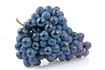 Grapes in white background