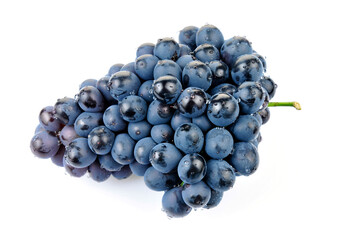 Grapes in white background