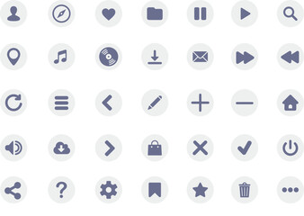 icon set music