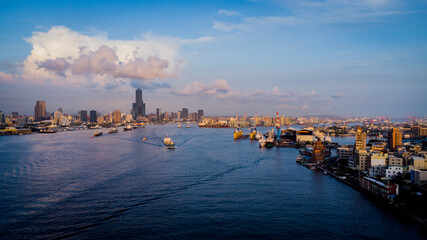 The Aerial view of Kaohsiung