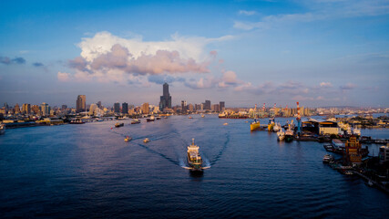 The Aerial view of Kaohsiung