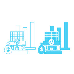  Association of Investment  Management Companies Icon - Association with dollar money bag and graph