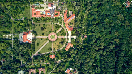 Small town of Banja Koviljaca, Serbia.