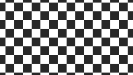 Fototapeta premium 白黒のチェック柄