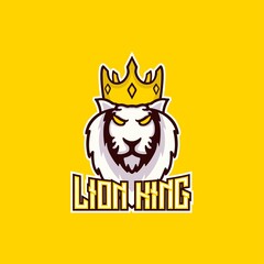 Lion head vector for esport gaming, lion mascot, esport lion character.