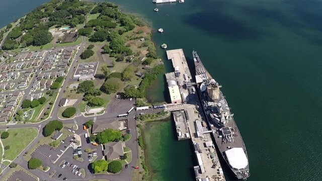 Hawaii, Pearl Harbor Aerial View