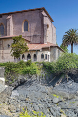 Mundaka town area in the Urdaibai nature reserve, Spain.