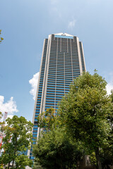 City view of Sannomiya area of Kobe city, Hyogo, Japan