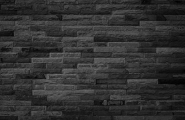 Abstract dark brick wall texture background pattern, Empty brick wall  surface texture. 