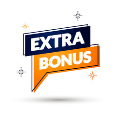 Vector Illustration Extra Bonus Pin 