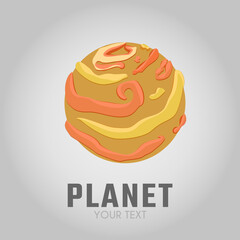 space planet illustration of an background
