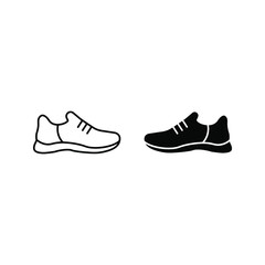 shoe vector glyph flat icon color editable