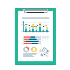 バインダーに書かれているグラフ資料のイラスト