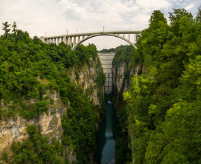 Diga e ponte di Santa Giustina, Val di Non, Tassullo, Trentino