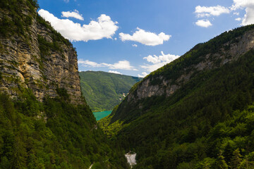 Obraz premium Valle delle Seghe, Molveno, Trentino, Dolomiti