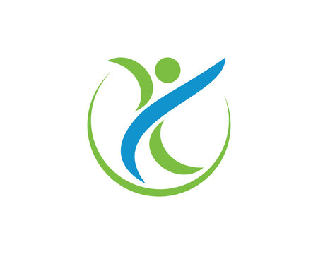 abstract people logo template