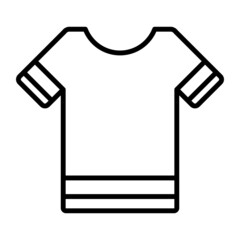 Tshirt Vector Line Icon Design.