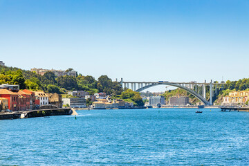 Porto and Vila Nova de Gaia with Arrabida Bridge, Portugal