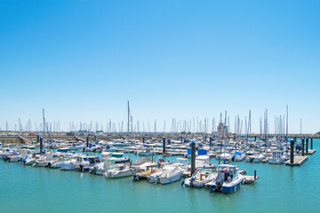 Fototapeta na wymiar Fishing port of Rota, Cadiz, Andalusia, Spain