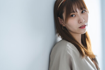 Obraz premium 爽やかな女性