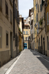 Gasse in Altstadt von Florenz