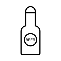 Beer can Vector Line Icon Design