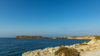 Fototapeta na wymiar On the coast of Portugal