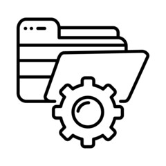 File Vector Line Icon Design