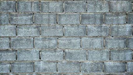 Layered cement brick walls for the background.
