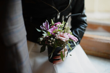 wedding bouquet of flowers