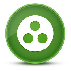 Fototapeta premium Group work luxurious glossy green round button abstract
