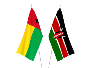 Kenya and Republic of Guinea Bissau flags