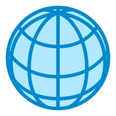 Globe grid icon isometric vector. Earth globe world sphere. Internet browser icon