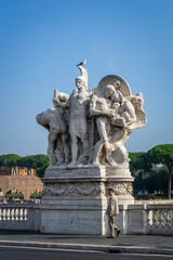 Fototapeta na wymiar Cities of the World - Rome, Italy