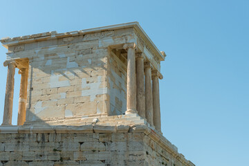 Caryatides, Erechtheion temple Acropolis in Athens, Greece