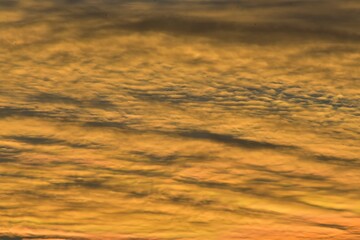 sunset in the sky