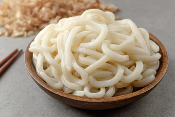 Thick, soft and fragrant white noodles