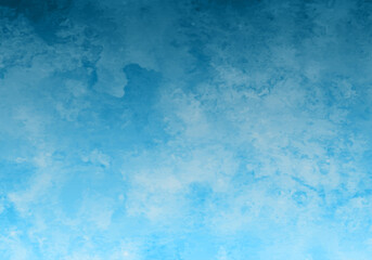 Blue watercolor vector background. Abstract hand paint square stain backdrop. dark sky, rain watercolor illustration