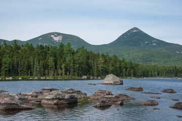 Baxter state park in Maine views