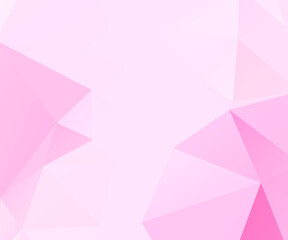 Pink Abstract Color Polygon Background Design, Abstract Geometric Origami Style With Gradient