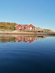 Obraz premium The stunning islands in the West Coast Archipelago outside of Göteborgs Skärgård in Sweden