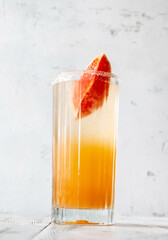 Glass of Paloma Virgin mocktail